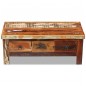 Couchtisch mit Schubladen Altholz 90x45x35 cm Couchtisch mit Schubladen Altholz 90x45x35 cm