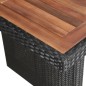 Garten-Esstisch Poly Rattan und Massivholz 240 x 90 x 74 cm Garten-Esstisch Poly Rattan und Massivholz 240 x 90 x 74 cm