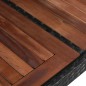 Garten-Esstisch Poly Rattan und Massivholz 240 x 90 x 74 cm Garten-Esstisch Poly Rattan und Massivholz 240 x 90 x 74 cm