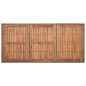 Gartentisch Grau 190x90x75 cm Poly Rattan und Akazie Massivholz Gartentisch Grau 190x90x75 cm Poly Rattan und Akazie Massivholz