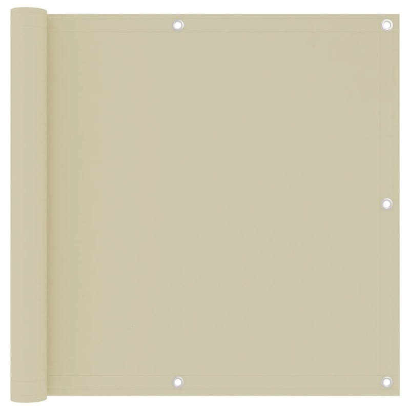 vidaXL Balkon-Sichtschutz Creme 90x300 cm Oxford-Gewebe vidaXL Balkon-Sichtschutz Creme 90x300 cm Oxford-Gewebe