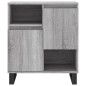 Sideboards 3 Stk. Grau Sonoma Holzwerkstoff Sideboards 3 Stk. Grau Sonoma Holzwerkstoff