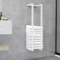 vidaXL Handtuchständer Weiß 25x20x95 cm Stahl vidaXL Handtuchständer Weiß 25x20x95 cm Stahl