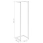 vidaXL Handtuchständer Weiß 25x20x95 cm Stahl vidaXL Handtuchständer Weiß 25x20x95 cm Stahl
