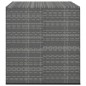 Garten-Kissenbox PE Rattan 100x97,5x104 cm Grau Garten-Kissenbox PE Rattan 100x97,5x104 cm Grau