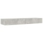 vidaXL TV-Schrank mit LED-Leuchten Betongrau 120x35x15,5 cm vidaXL TV-Schrank mit LED-Leuchten Betongrau 120x35x15,5 cm