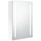 vidaXL LED-Spiegelschrank fürs Bad Glänzend Weiß 50x13x70 cm vidaXL LED-Spiegelschrank fürs Bad Glänzend Weiß 50x13x70 cm