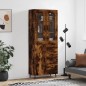 Highboard Räuchereiche 69,5x34x180 cm Holzwerkstoff Highboard Räuchereiche 69,5x34x180 cm Holzwerkstoff