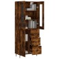 Highboard Räuchereiche 69,5x34x180 cm Holzwerkstoff Highboard Räuchereiche 69,5x34x180 cm Holzwerkstoff