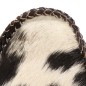 vidaXL Butterfly-Sessel Schwarz und Weiß Echtes Ziegenleder vidaXL Butterfly-Sessel Schwarz und Weiß Echtes Ziegenleder