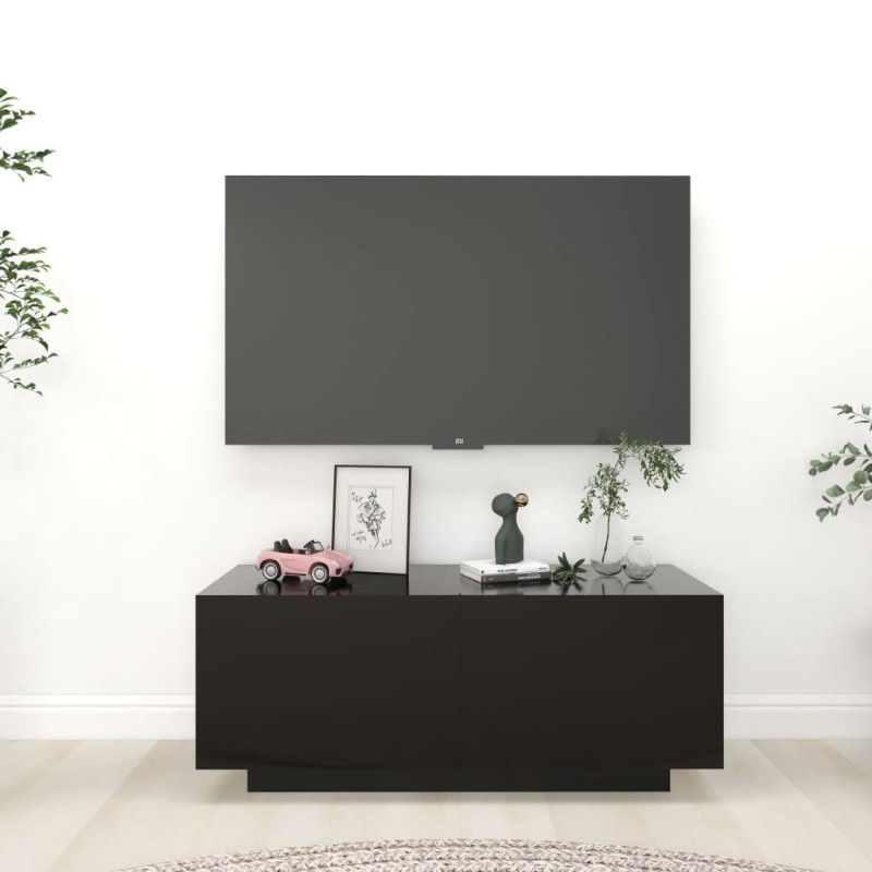 vidaXL TV-Schrank Schwarz 100x35x40 cm Holzwerkstoff vidaXL TV-Schrank Schwarz 100x35x40 cm Holzwerkstoff
