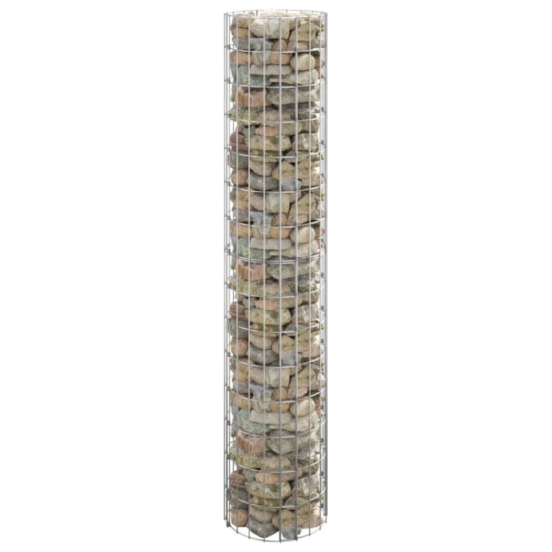 Gabionen-Säule Rund Verzinkter Stahl Ø30x150 cm Gabionen-Säule Rund Verzinkter Stahl Ø30x150 cm