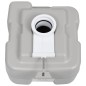 Tragbare Campingtoilette Grau 20 + 10 L Tragbare Campingtoilette Grau 20 + 10 L