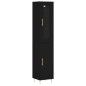 Highboard Schwarz 34,5x34x180 cm Holzwerkstoff Highboard Schwarz 34,5x34x180 cm Holzwerkstoff