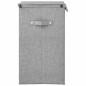 vidaXL Faltbarer Wäschekorb Grau 51x34,5x59 cm Leinenimitat Stoff vidaXL Faltbarer Wäschekorb Grau 51x34,5x59 cm Leinenimitat Stoff