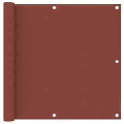 Balkon-Sichtschutz Terracotta-Rot 90x300 cm Oxford-Gewebe