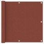 Balkon-Sichtschutz Terracotta-Rot 90x300 cm Oxford-Gewebe Balkon-Sichtschutz Terracotta-Rot 90x300 cm Oxford-Gewebe