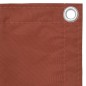 Balkon-Sichtschutz Terracotta-Rot 90x300 cm Oxford-Gewebe Balkon-Sichtschutz Terracotta-Rot 90x300 cm Oxford-Gewebe