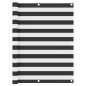 Balkon-Sichtschutz Anthrazit und Weiß 120x400 cm Oxford-Gewebe Balkon-Sichtschutz Anthrazit und Weiß 120x400 cm Oxford-Gewebe