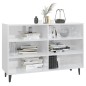 Sideboard Hochglanz-Weiß 103,5x35x70 cm Holzwerkstoff Sideboard Hochglanz-Weiß 103,5x35x70 cm Holzwerkstoff