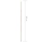 Sonnensegel Stange 200 cm Verzinkter Stahl Sonnensegel Stange 200 cm Verzinkter Stahl