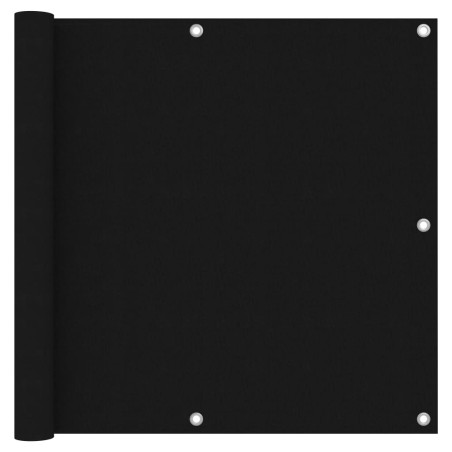 Balkon-Sichtschutz Schwarz 90x300 cm Oxford-Gewebe