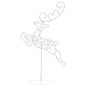 Weihnachtsdeko LED Rentiere & Schlitten Acryl 260x21x87 cm Weihnachtsdeko LED Rentiere & Schlitten Acryl 260x21x87 cm