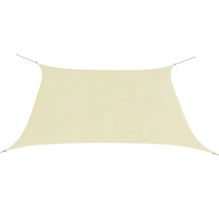 Sonnensegel Oxford Gewebe Quadratisch 3,6 x 3,6 m Creme