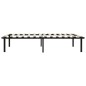Bettgestell Schwarz Metall 90×200 cm Bettgestell Schwarz Metall 90×200 cm