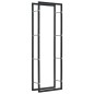 Brennholzregal Schwarz 50 x 20 x 150 cm Stahl Brennholzregal Schwarz 50 x 20 x 150 cm Stahl