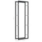 Brennholzregal Schwarz 50 x 20 x 150 cm Stahl Brennholzregal Schwarz 50 x 20 x 150 cm Stahl