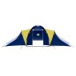 Campingzelt 9 Personen Stoff Blau/Gelb Campingzelt 9 Personen Stoff Blau/Gelb