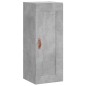 vidaXL Highboard Betongrau 34,5x34x180 cm Holzwerkstoff vidaXL Highboard Betongrau 34,5x34x180 cm Holzwerkstoff