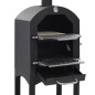 Garten-Holzkohle-Pizzaofen mit Schamottstein Garten-Holzkohle-Pizzaofen mit Schamottstein