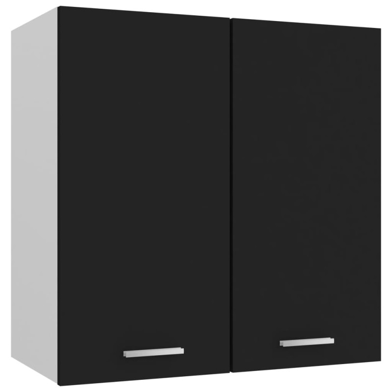 Hängeschrank Schwarz 60x31x60 cm Holzwerkstoff Hängeschrank Schwarz 60x31x60 cm Holzwerkstoff