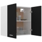 Hängeschrank Schwarz 60x31x60 cm Holzwerkstoff Hängeschrank Schwarz 60x31x60 cm Holzwerkstoff