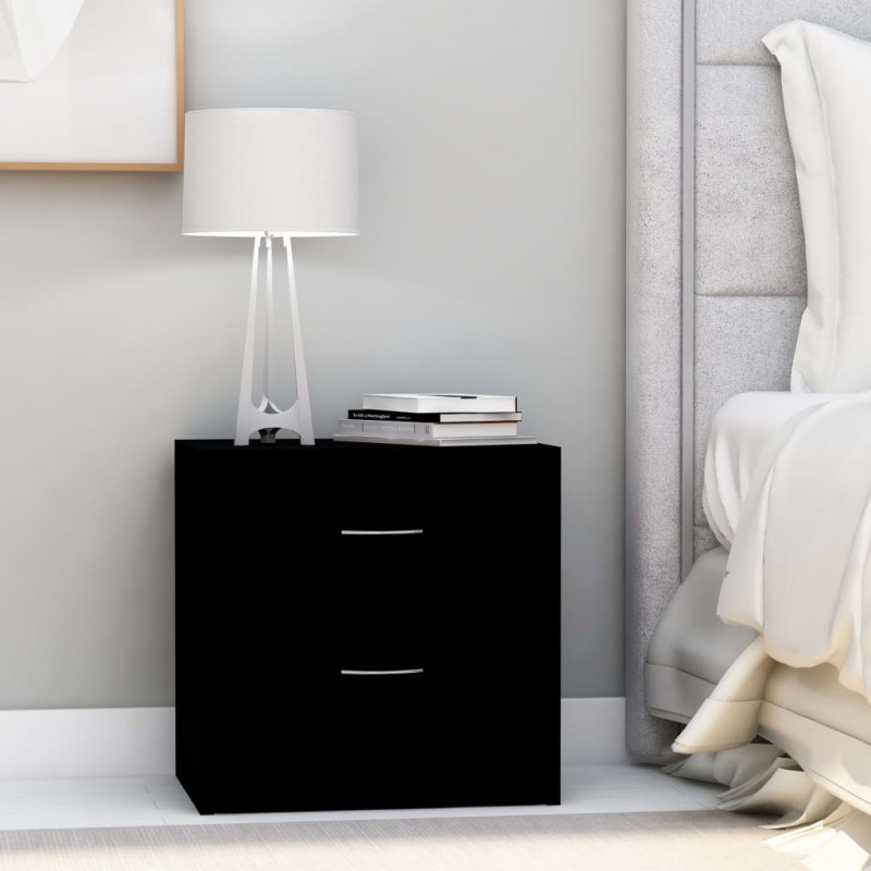 vidaXL Nachttische 2 Stk. Schwarz 40x30x40 cm Holzwerkstoff vidaXL Nachttische 2 Stk. Schwarz 40x30x40 cm Holzwerkstoff