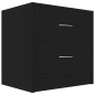 vidaXL Nachttische 2 Stk. Schwarz 40x30x40 cm Holzwerkstoff vidaXL Nachttische 2 Stk. Schwarz 40x30x40 cm Holzwerkstoff