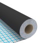 vidaXL Selbstklebende Möbelfolie Schwarz 500 x 90 cm PVC vidaXL Selbstklebende Möbelfolie Schwarz 500 x 90 cm PVC
