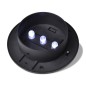 6x Außenlampe Sonnenlichtset Zaunlicht Schwarz 6x Außenlampe Sonnenlichtset Zaunlicht Schwarz