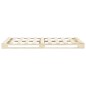 Palettenbett Massivholz Kiefer 140×200 cm Palettenbett Massivholz Kiefer 140×200 cm