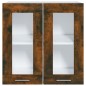 Hängeschrank Glas Räuchereiche 60x31x60 cm Holzwerkstoff Hängeschrank Glas Räuchereiche 60x31x60 cm Holzwerkstoff