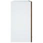 Hängeschrank Glas Räuchereiche 60x31x60 cm Holzwerkstoff Hängeschrank Glas Räuchereiche 60x31x60 cm Holzwerkstoff