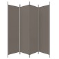 4-tlg. Paravent Anthrazit 200x200 cm Stoff 4-tlg. Paravent Anthrazit 200x200 cm Stoff