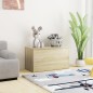 Aufbewahrungstruhe Sonoma-Eiche 84x42x46 cm Holzwerkstoff Aufbewahrungstruhe Sonoma-Eiche 84x42x46 cm Holzwerkstoff