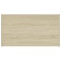 Aufbewahrungstruhe Sonoma-Eiche 84x42x46 cm Holzwerkstoff Aufbewahrungstruhe Sonoma-Eiche 84x42x46 cm Holzwerkstoff