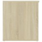 Aufbewahrungstruhe Sonoma-Eiche 84x42x46 cm Holzwerkstoff Aufbewahrungstruhe Sonoma-Eiche 84x42x46 cm Holzwerkstoff