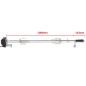 Grillspieß mit Motor Stahl 1000 mm Grillspieß mit Motor Stahl 1000 mm