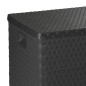 vidaXL Garten-Aufbewahrungsbox Anthrazit 120x56x63 cm PP Rattan vidaXL Garten-Aufbewahrungsbox Anthrazit 120x56x63 cm PP Rattan