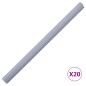 Garten-Sichtschutz PVC 35x0,19 m Matt-Hellgrau Garten-Sichtschutz PVC 35x0,19 m Matt-Hellgrau